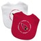 Arizona Cardinals Baby Bibs 2-Pack Cotton With Embroidered Logo Easy Clean